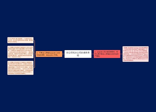 总公司和分公司的债务承担