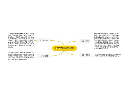 关节的辅助解剖结构