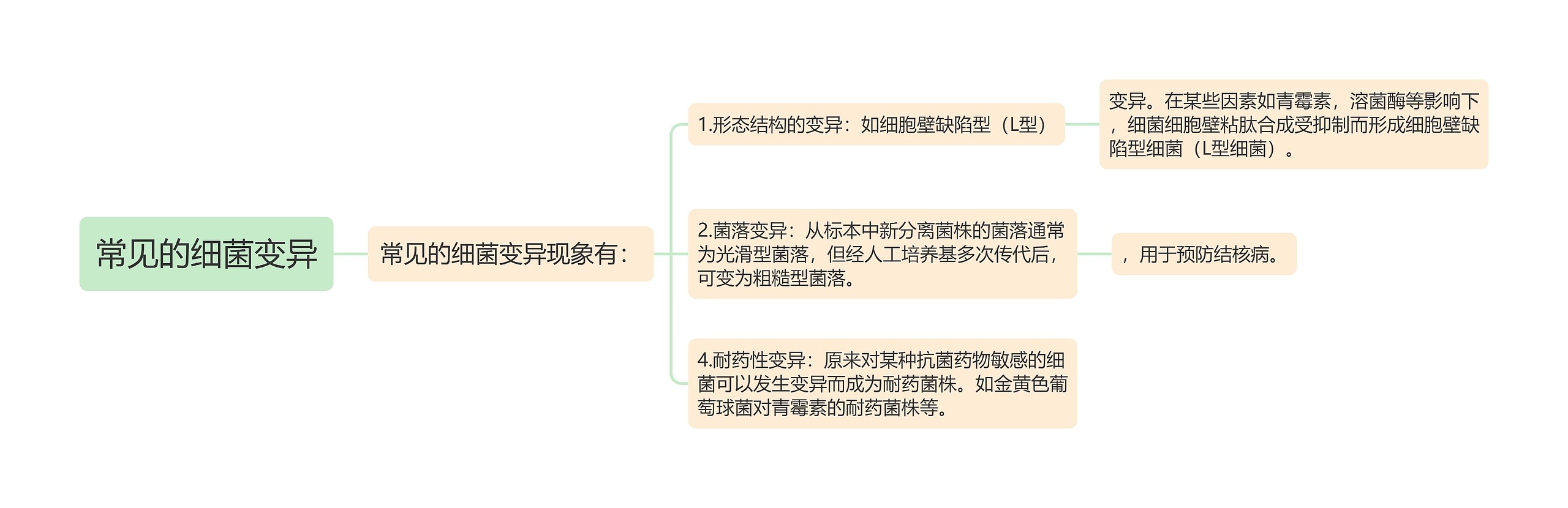 常见的细菌变异 常见的细菌变异