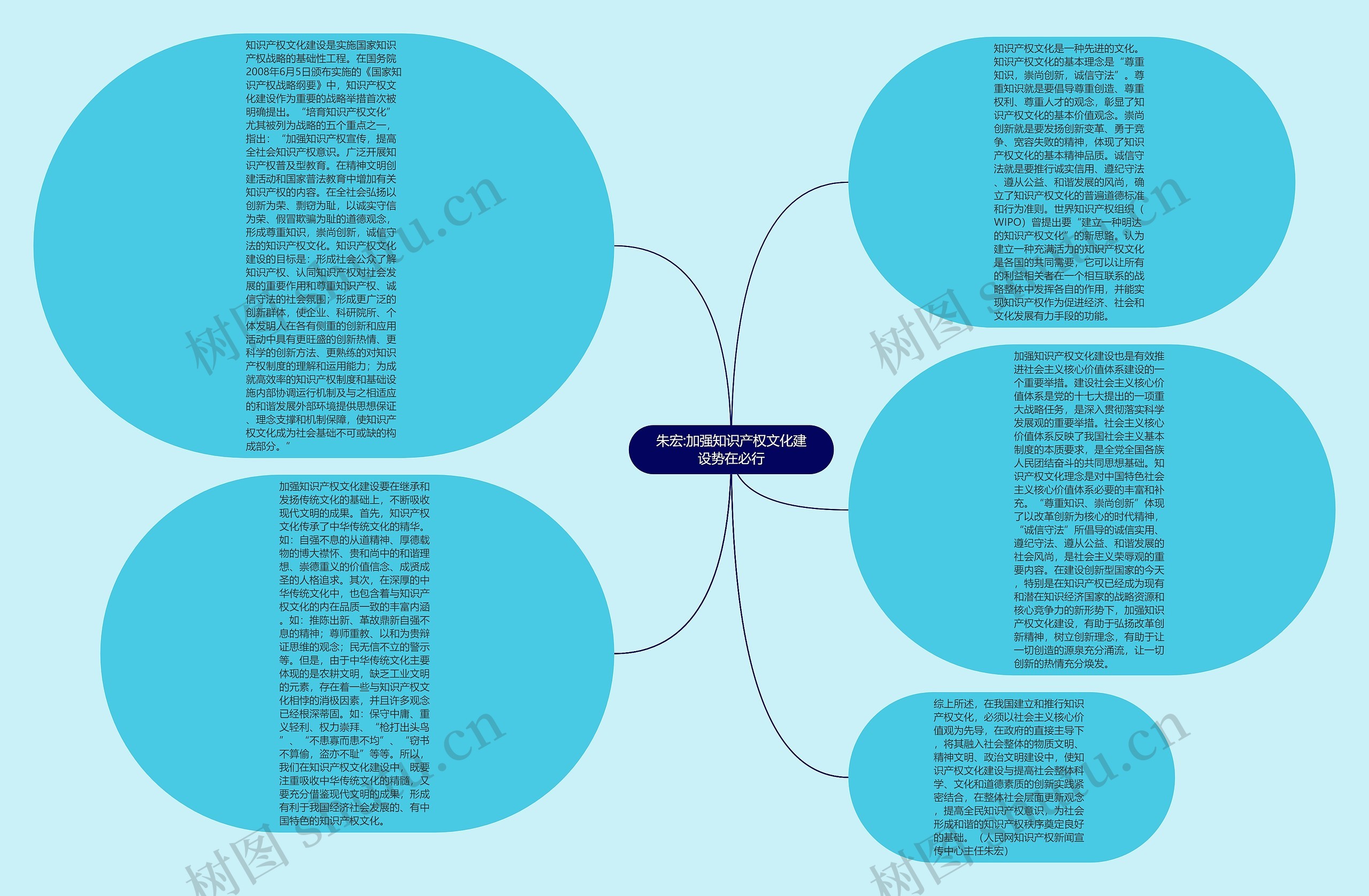 朱宏:加强知识产权文化建设势在必行思维导图