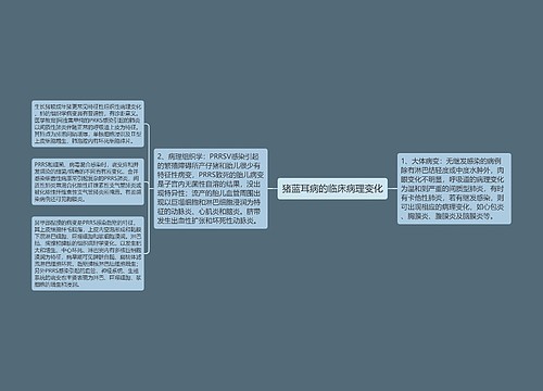 猪蓝耳病的临床病理变化