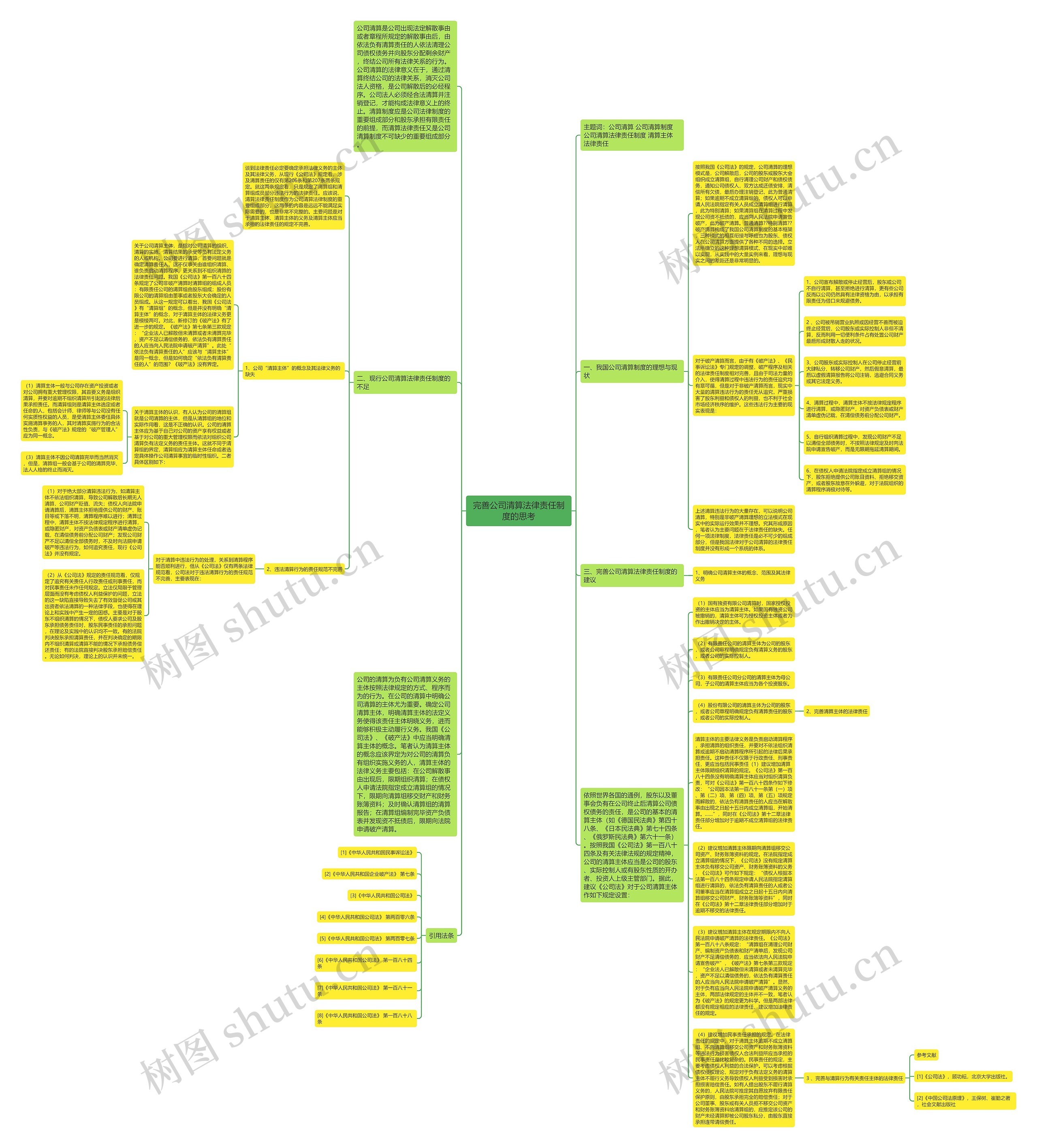 完善公司清算法律责任制度的思考