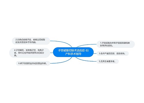 子宫破裂切除术适应症-妇产科手术指导