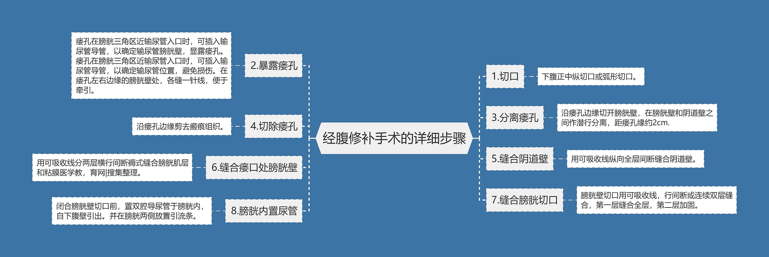 经腹修补手术的详细步骤