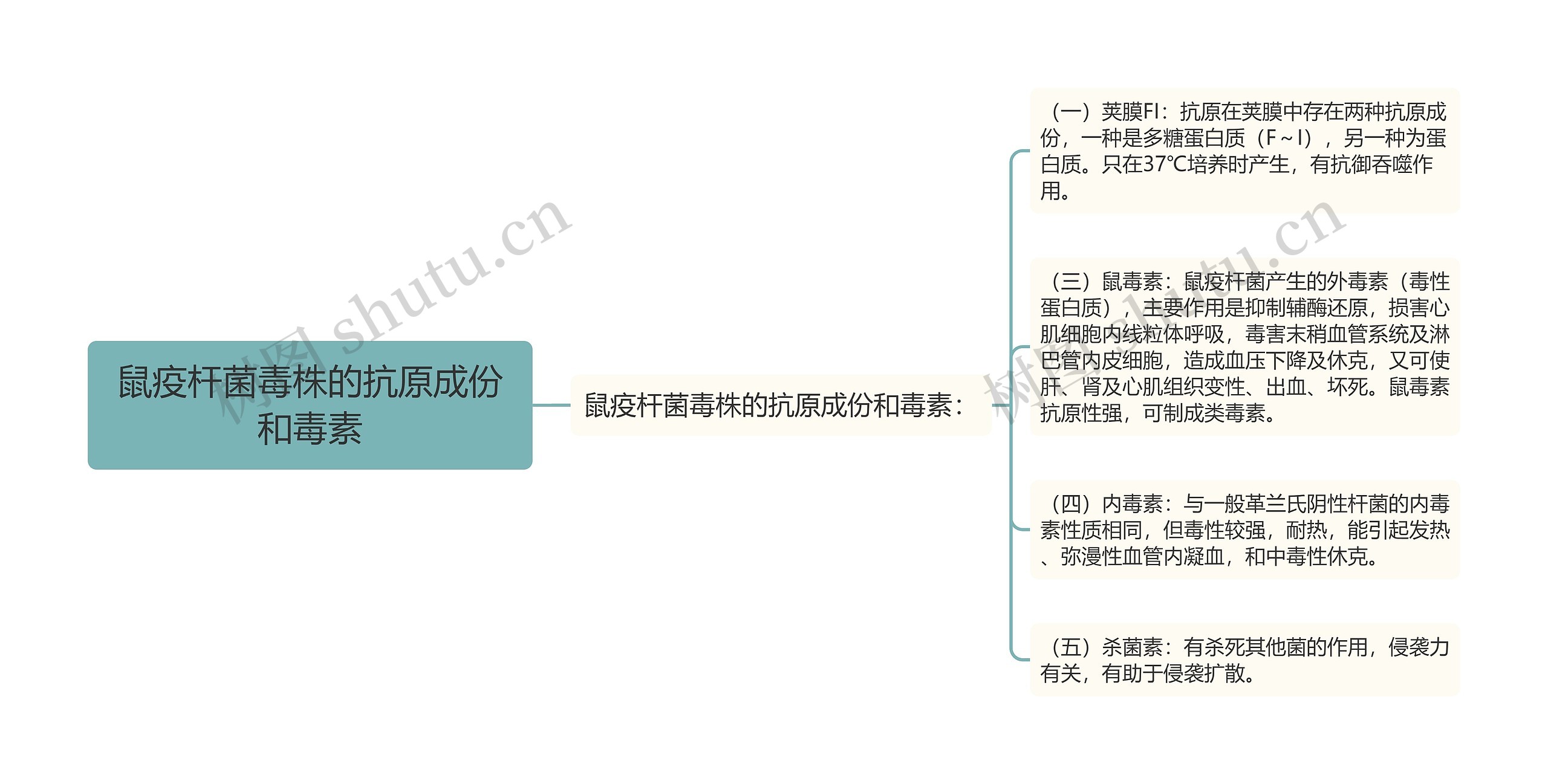 鼠疫杆菌毒株的抗原成份和毒素