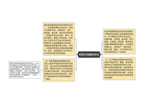 用微生物酶促转化