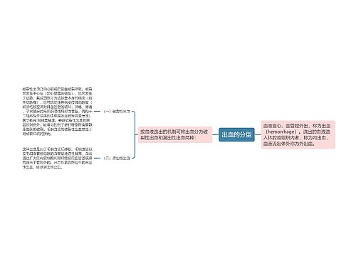 出血的分型