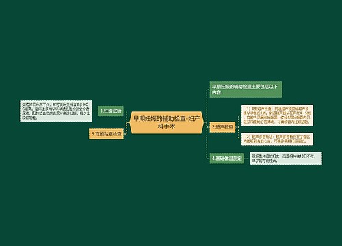 早期妊娠的辅助检查-妇产科手术