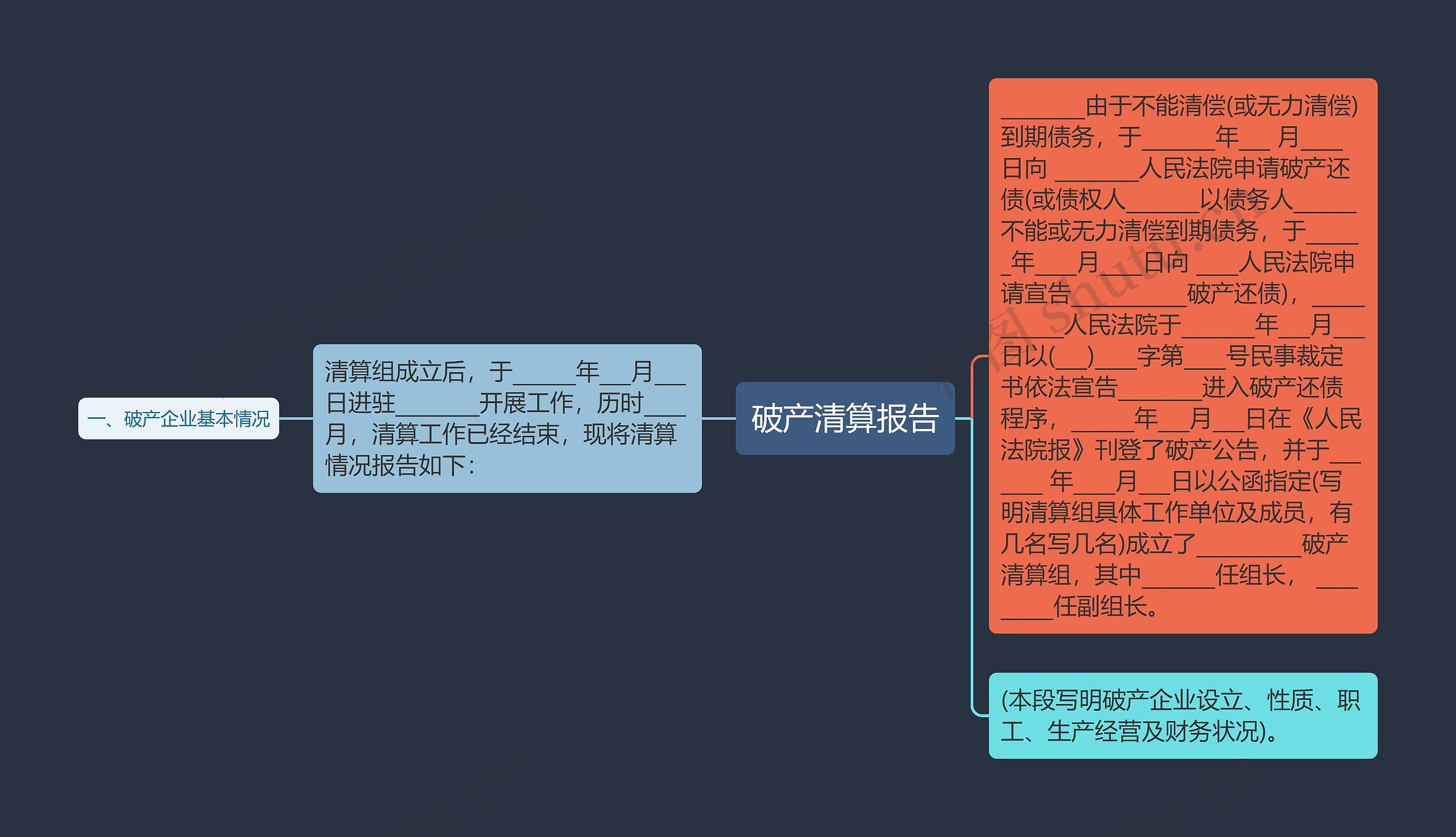 破产清算报告