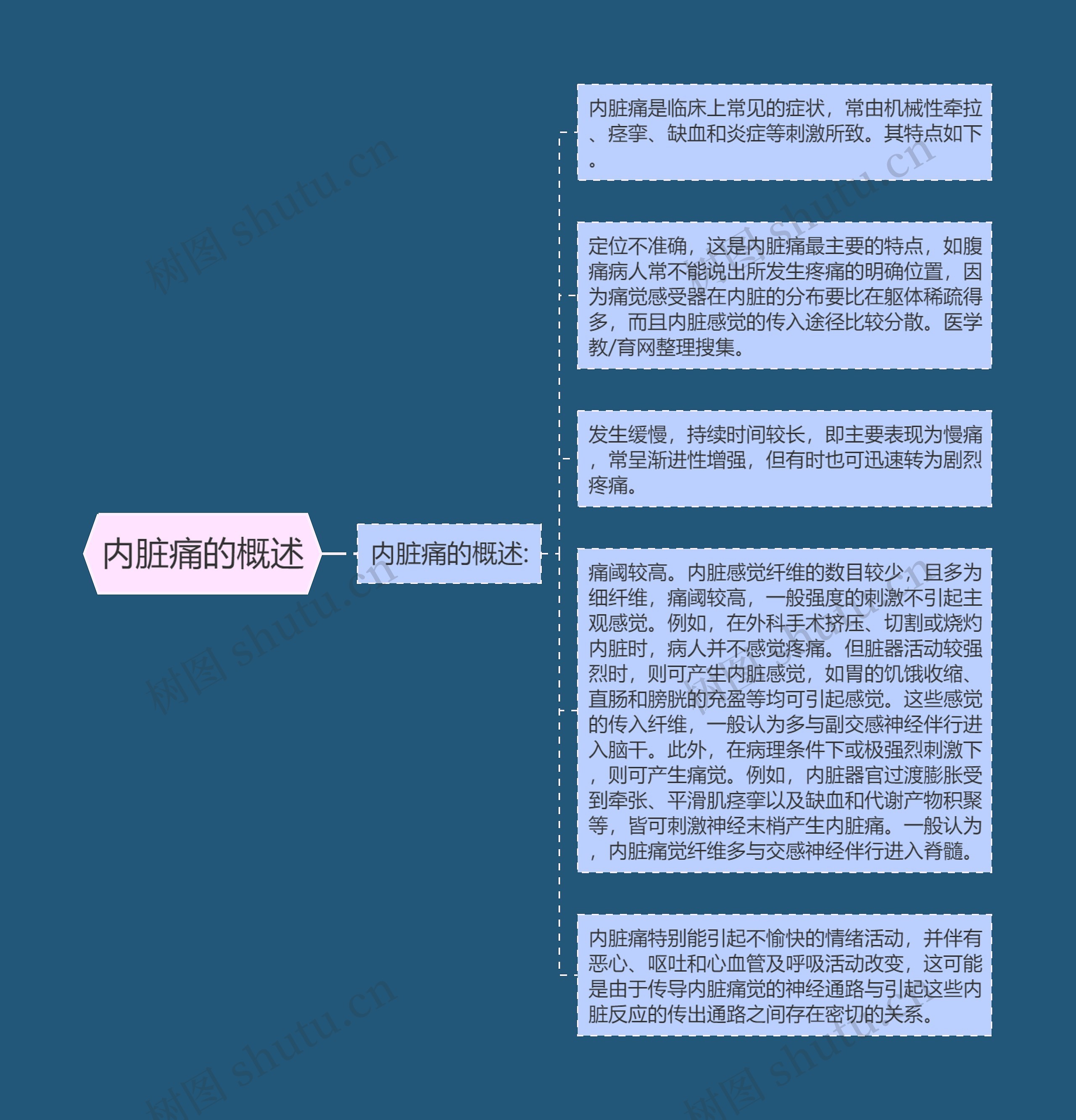内脏痛的概述 内脏痛的概述