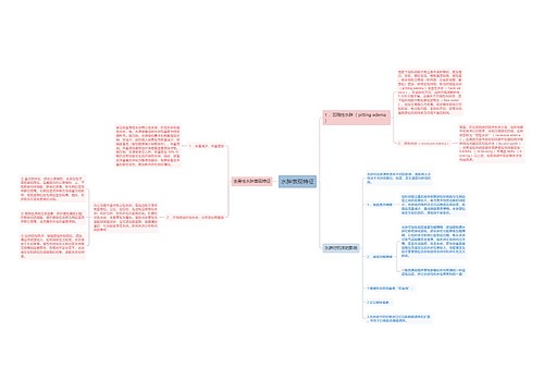 水肿表现特征