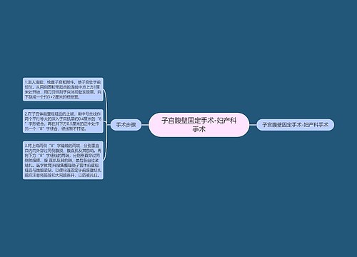 子宫腹壁固定手术-妇产科手术