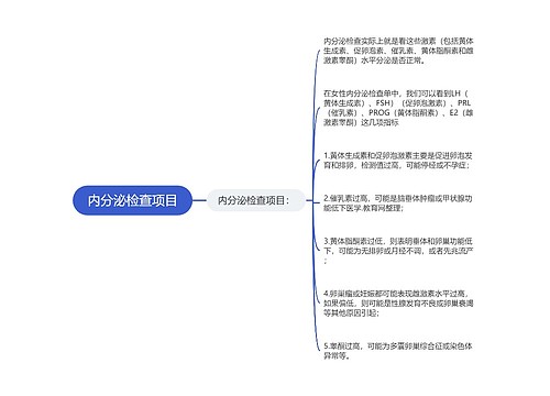 内分泌检查项目