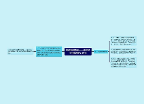 鼠疫耶尔森菌——微生物学检查及防治原则