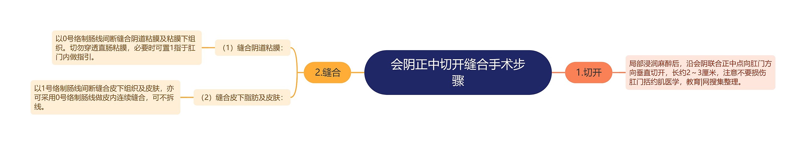 会阴正中切开缝合手术步骤 会阴正中切开缝合手术步骤