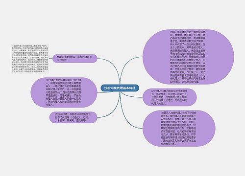 浅析间接代理基本特征