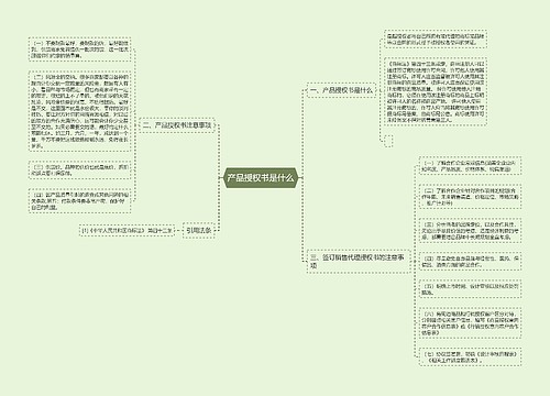 产品授权书是什么