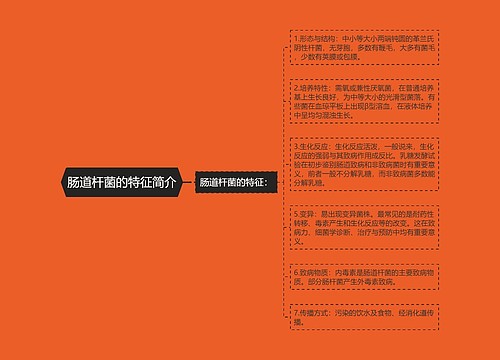 肠道杆菌的特征简介