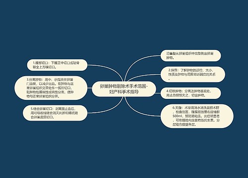 卵巢肿物剔除术手术范围-妇产科手术指导