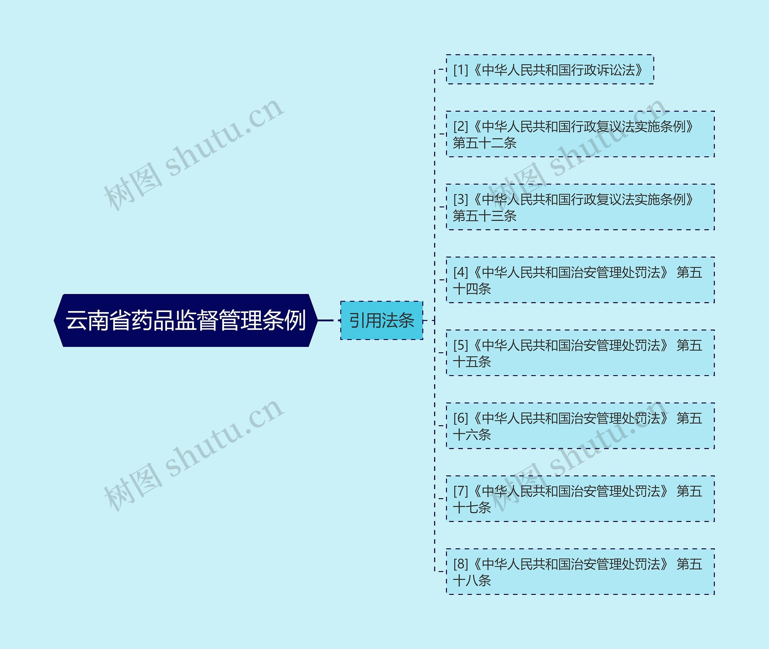 云南省药品监督管理条例思维导图