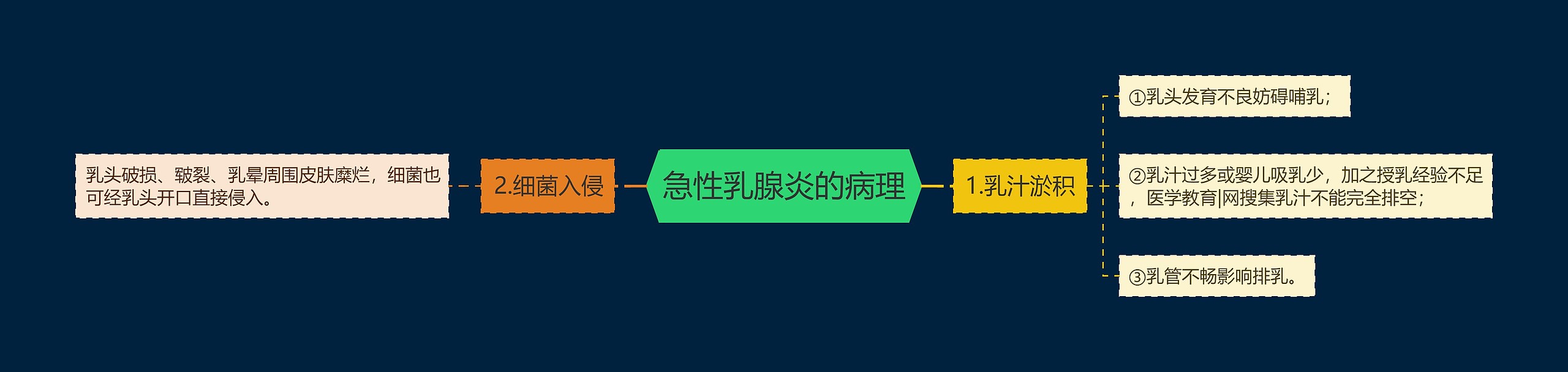 急性乳腺炎的病理 急性乳腺炎的病理