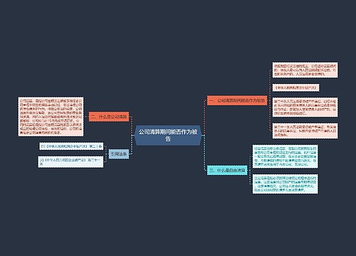 公司清算期间能否作为被告