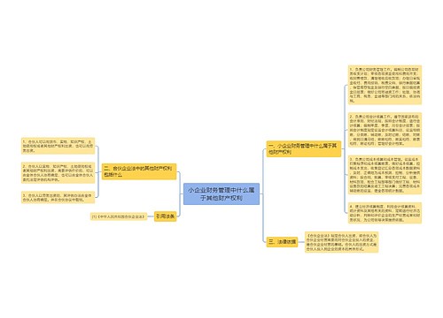 小企业财务管理中什么属于其他财产权利