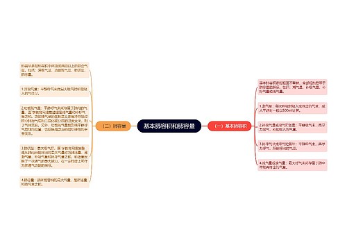 基本肺容积和肺容量