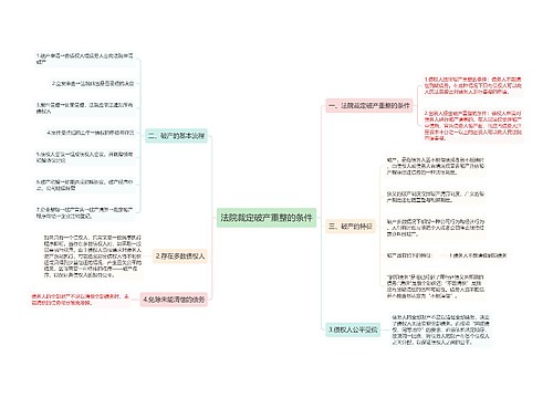 法院裁定破产重整的条件