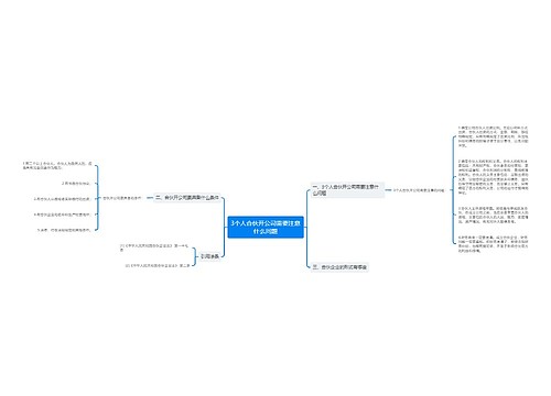 3个人合伙开公司需要注意什么问题