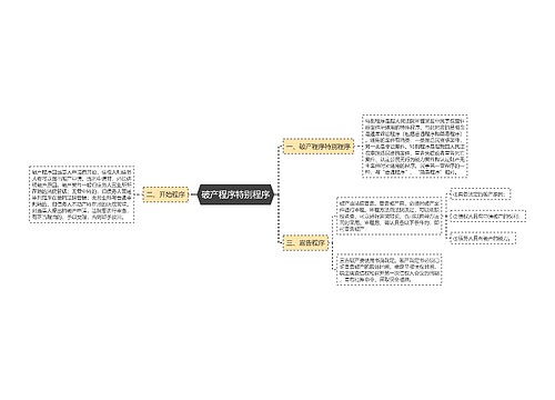 破产程序特别程序