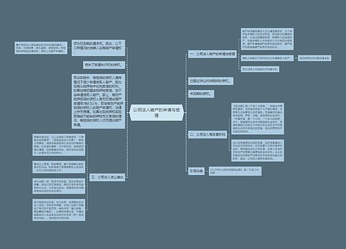 公司法人破产的申请与受理