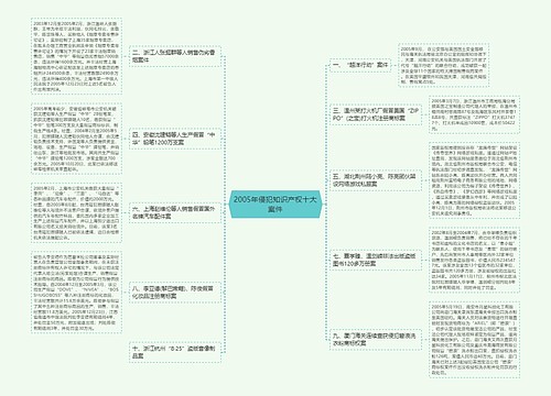 2005年侵犯知识产权十大案件