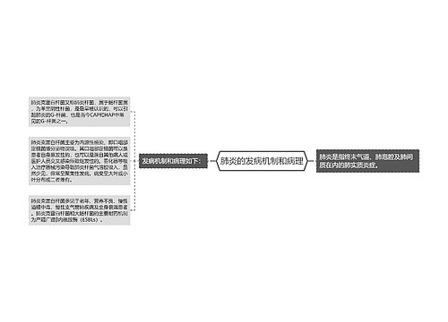 肺炎的发病机制和病理