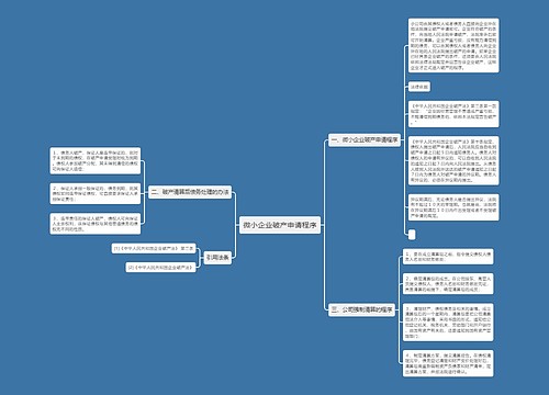 微小企业破产申请程序