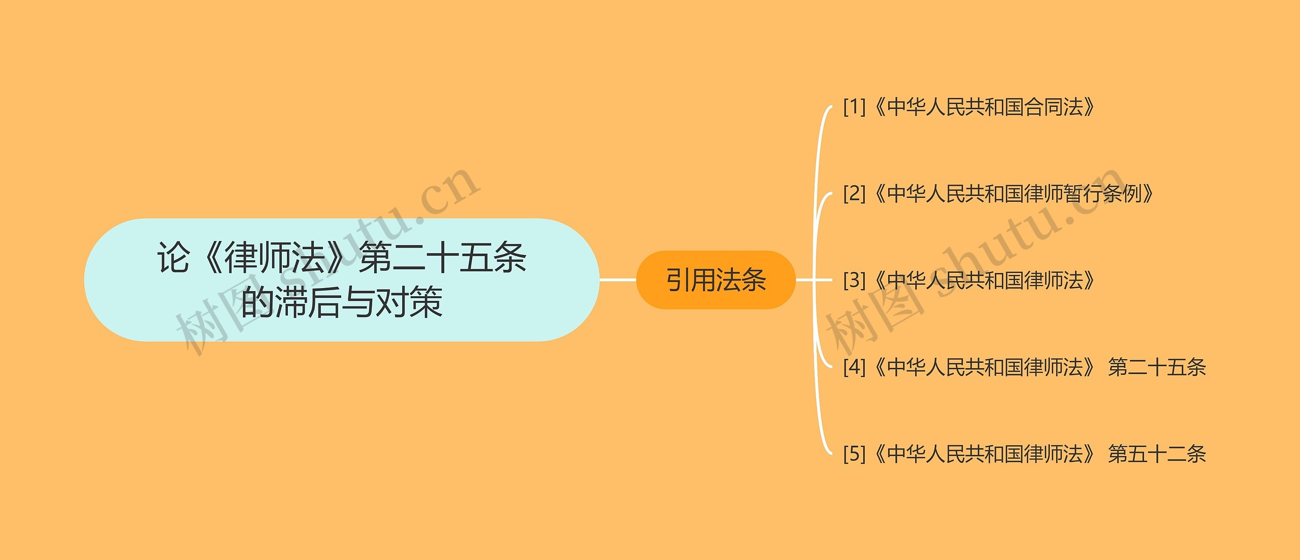 论《律师法》第二十五条的滞后与对策思维导图