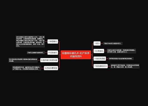 经腹修补瘘孔术-妇产科手术指导资料