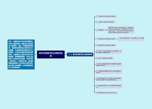 著作权侵权责任法赔偿标准