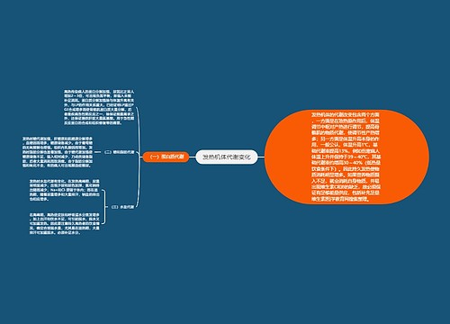 发热机体代谢变化