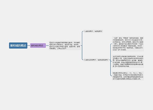 酸和碱的概述