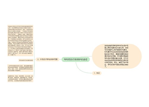 专利权的行政保护的途径