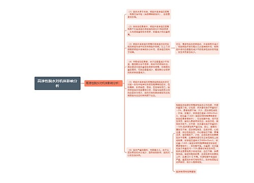 高渗性脱水对机体影响分析