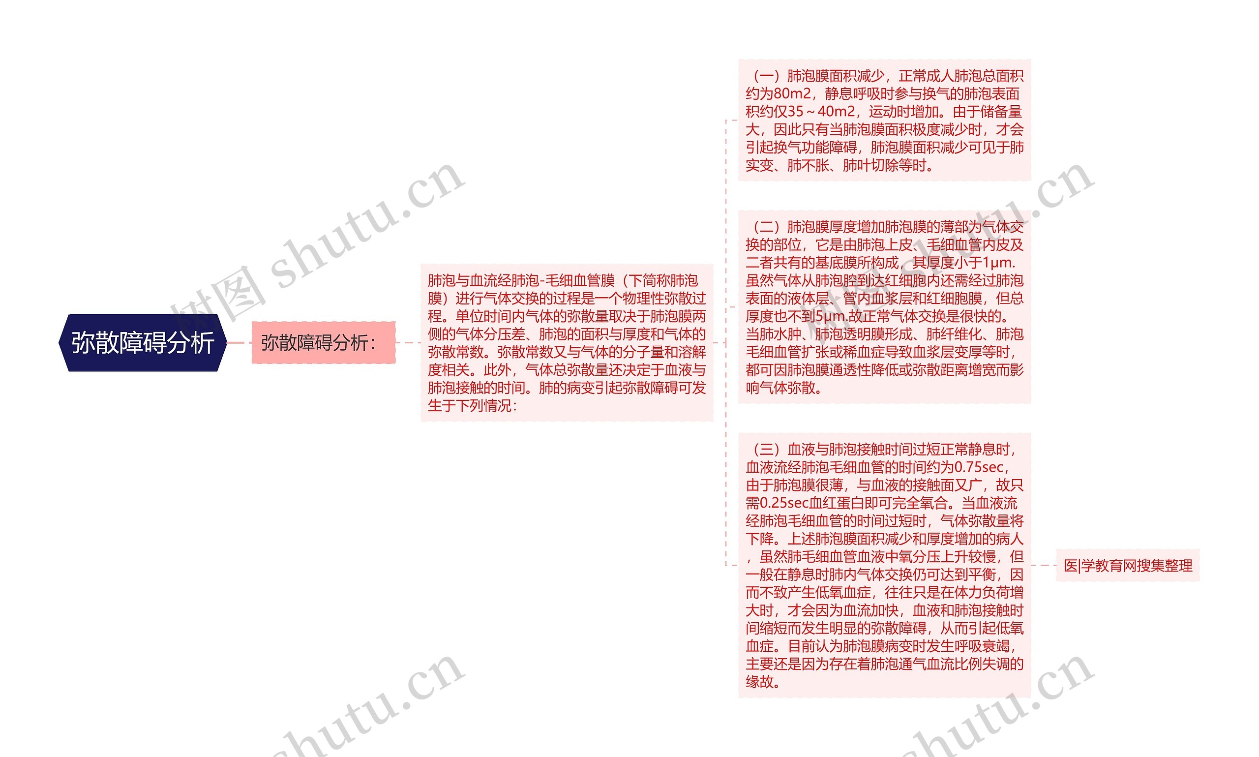 弥散障碍分析思维导图