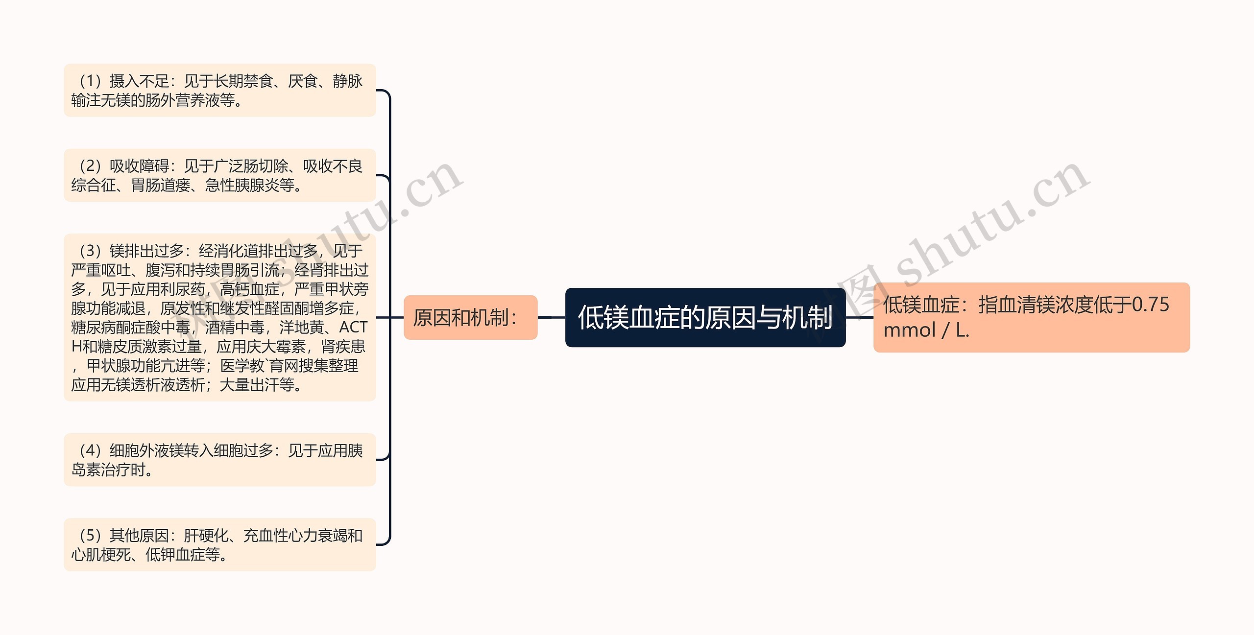 低镁血症的原因与机制