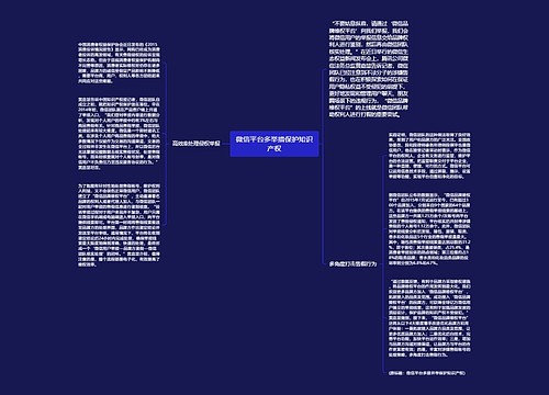 微信平台多举措保护知识产权