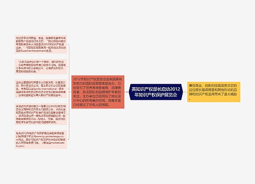 英知识产权部长启动2012年知识产权保护展览会