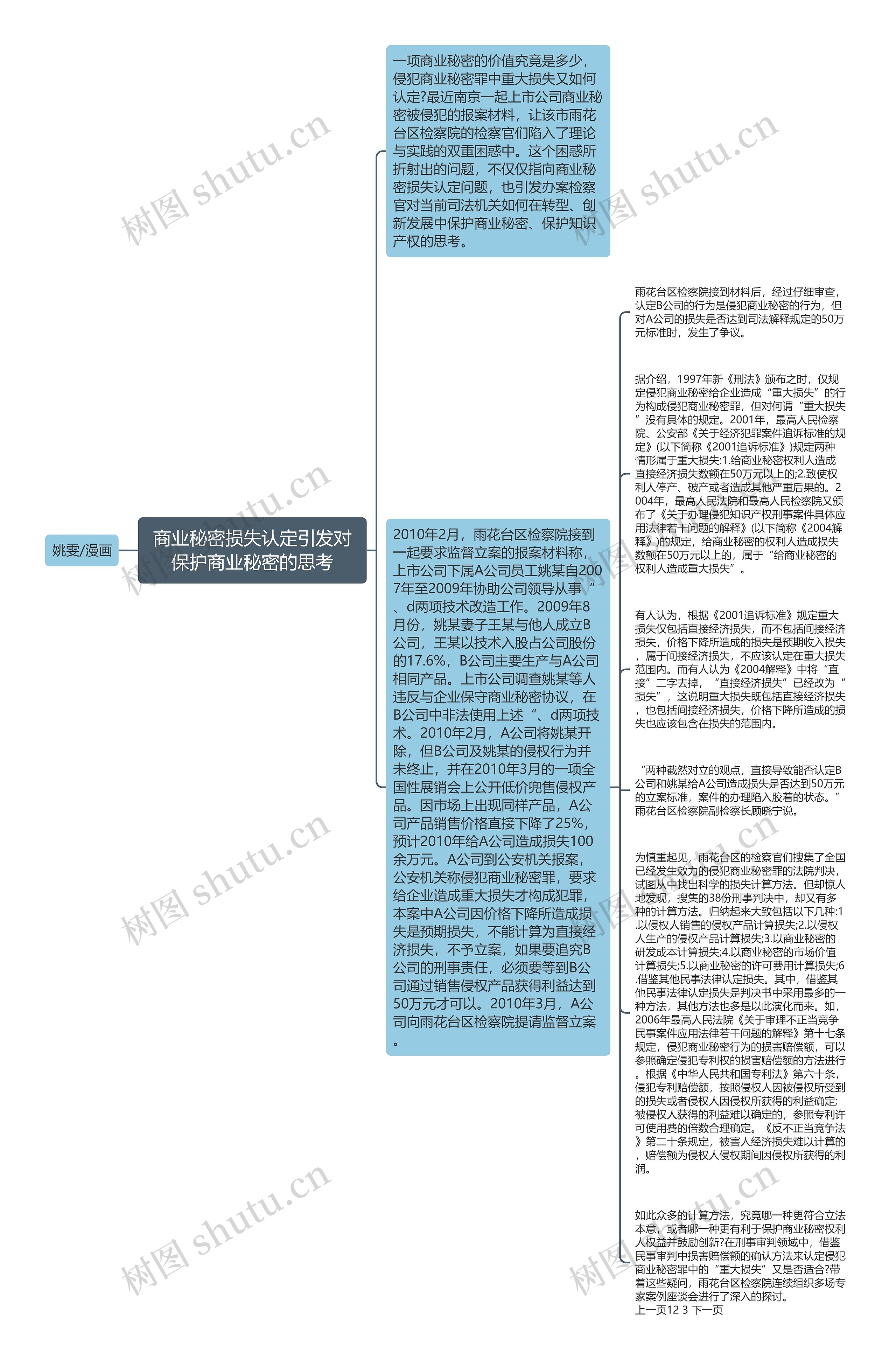 商业秘密损失认定引发对保护商业秘密的思考思维导图