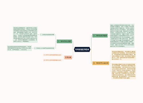 专利的救济程序