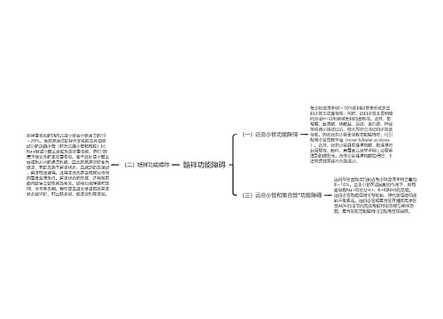 髓袢功能障碍