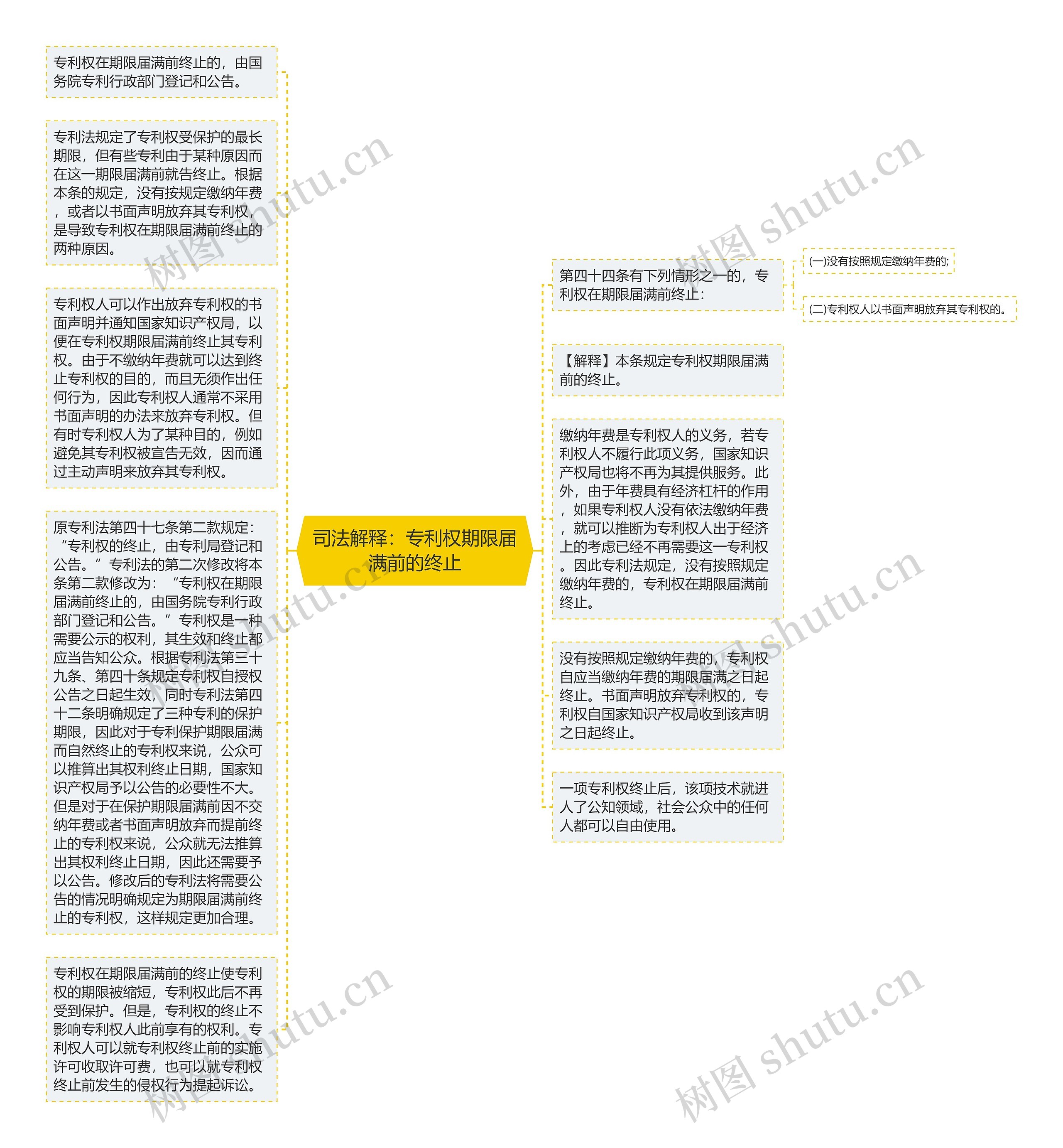 司法解释：专利权期限届满前的终止